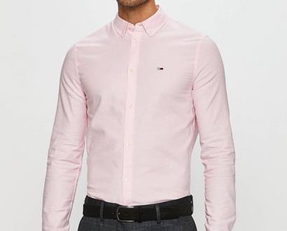 Růžová košile Tommy Jeans
