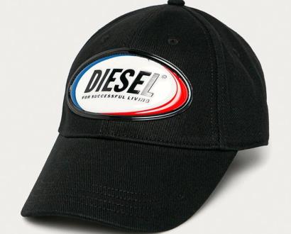 Černá čepice Diesel