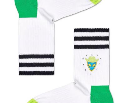 Bílé spodní prádlo happy socks
