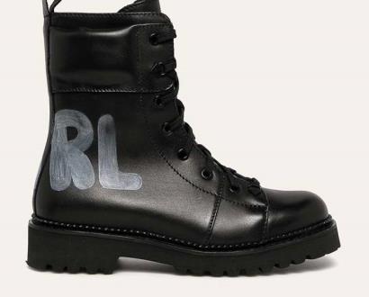 Černé boty karl lagerfeld