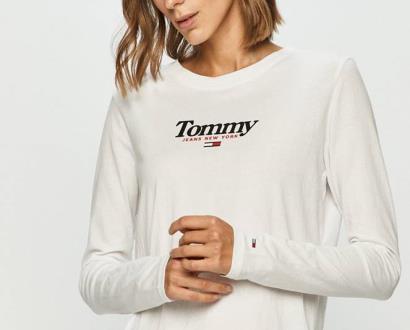 Bílý top Tommy Jeans