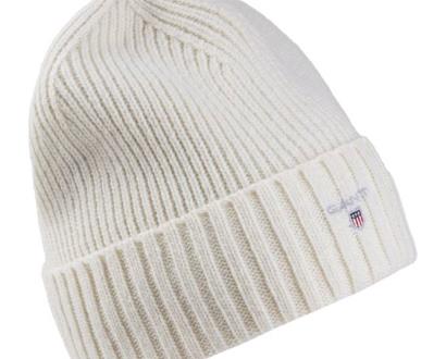 Bílá čepice gant