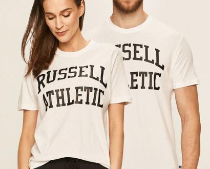Bílé tričko Russell Athletic