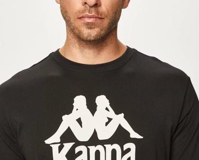 Černé tričko Kappa