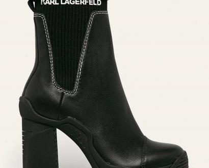 Černé boty karl lagerfeld