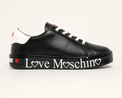 Černé boty Love Moschino