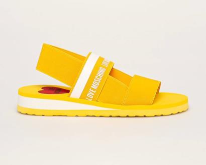 Žluté boty Love Moschino