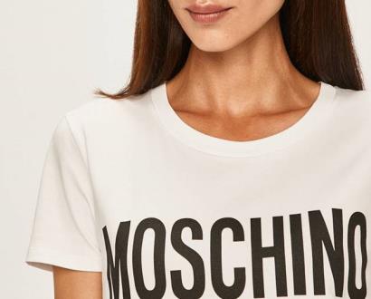 Bílý top Moschino Underwear