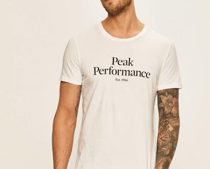 Bílé tričko Peak Performance