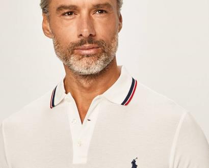 Bílé tričko Polo Ralph Lauren