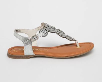 Stříbrné boty s.oliver