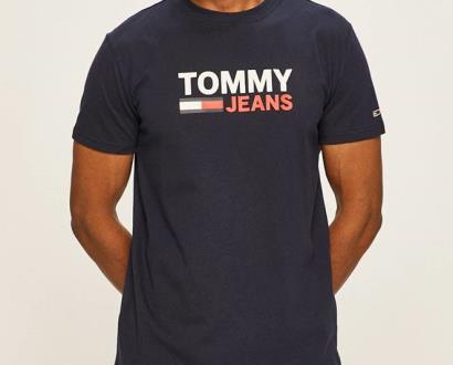 Modré tričko Tommy Jeans
