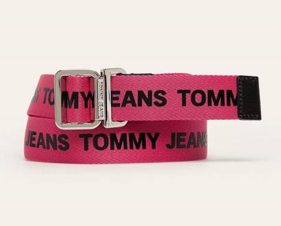 Růžový pásek Tommy Jeans