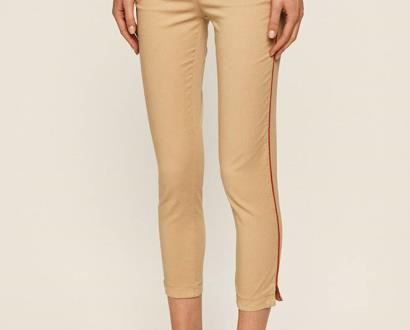Béžové kalhoty Trussardi Jeans