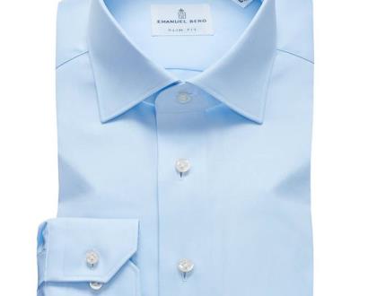 Modrá košile Emanuel Berg