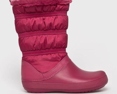 Růžové boty crocs