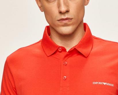 Červené tričko Emporio Armani