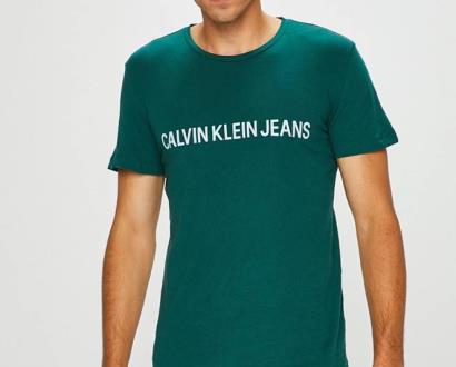 Zelené tričko calvin klein jeans