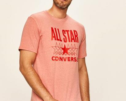 Růžové tričko converse