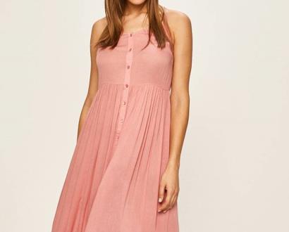 Růžové šaty vero moda
