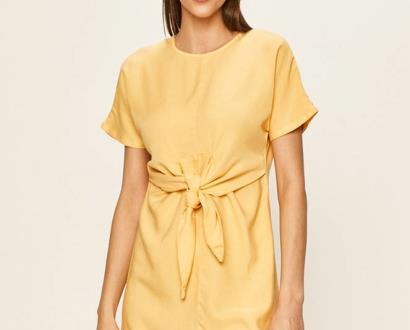 Žluté šaty vero moda