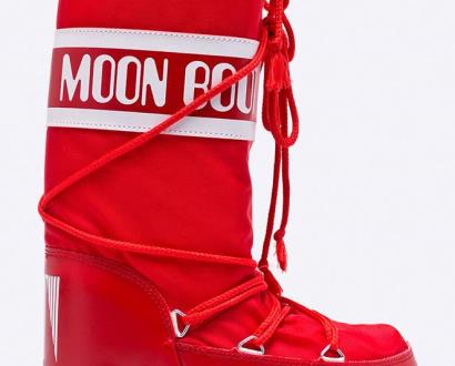 Červené boty Moon Boot