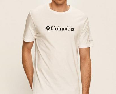 Bílé tričko columbia