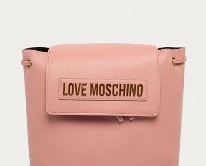 Růžový batoh Love Moschino