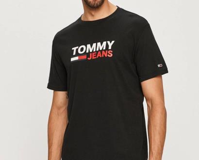 Černé tričko Tommy Jeans