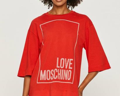 Červený top Love Moschino