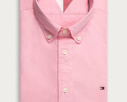 Růžová košile tommy hilfiger