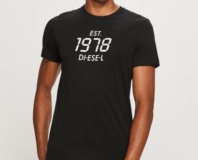 Černé tričko Diesel