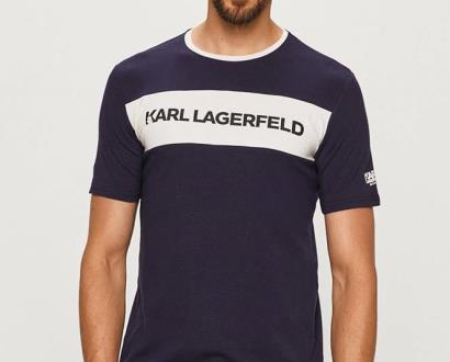 Modré tričko karl lagerfeld
