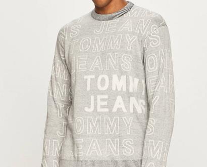 Šedý svetr Tommy Jeans