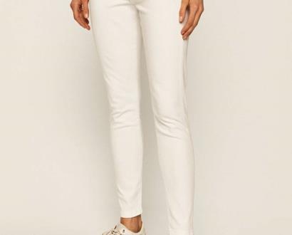 Bílé kalhoty Tommy Jeans