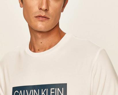 Bílé tričko Calvin Klein Performance